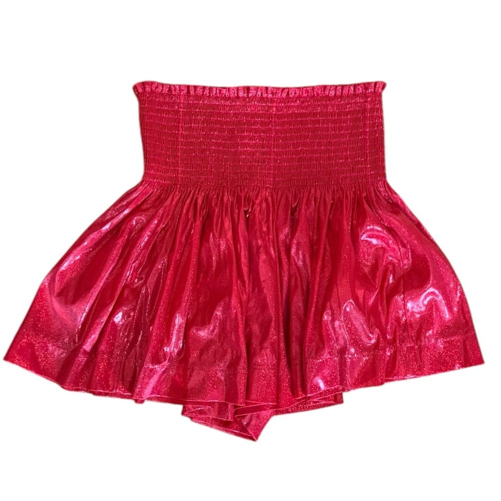 Queen of Sparkles Red Shorts - Medium